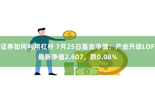 证券如何利用杠杆 7月25日基金净值：产业升级LOF最新净值2.607，跌0.08%