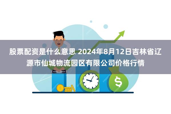 股票配资是什么意思 2024年8月12日吉林省辽源市仙城物流园区有限公司价格行情