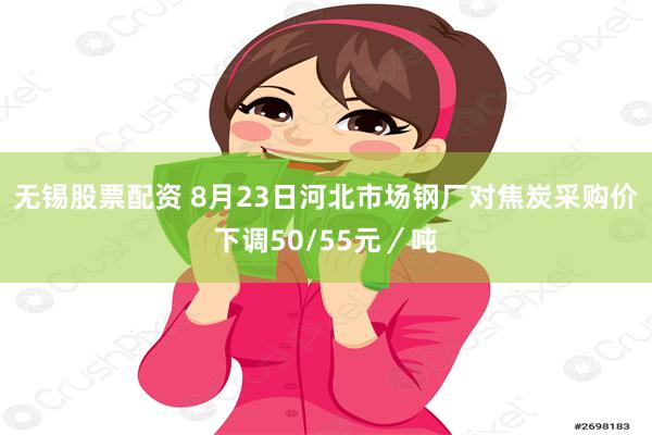 无锡股票配资 8月23日河北市场钢厂对焦炭采购价下调50/55元／吨